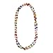 Recycled Glass, Metal Wire Multi Long Necklace 