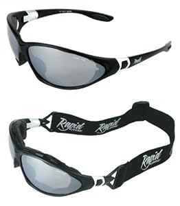 GAFAS DE SOL / PROTECTORAS DE ESQUÍ Y DEPORTES Moritz negras. Con patas intercambiables por correa para esquí, escalada, disparo, bicicleta, snowboard, etc. Para hombre y mujer. Protección UV400