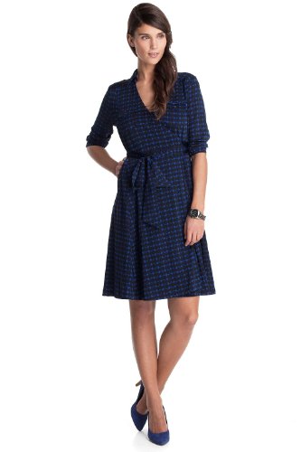 ESPRIT Damen Kleid (mini), C21510, Gr. 38 (M), Blau (newport blue 435) Preisvergleich