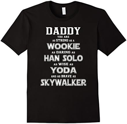 Men's Dad - You Are My Super star Hero T shirt wars Large Black
