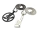 Hatchetman® Within Hatchet & Encircled Hatchetman® Pendant Set in Multi-Tone Box Chain Necklaces