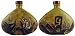 28 Oz. MARA Stoneware COLLECTIBLE Liquor Flask DECANTER Kokopelli COYOTE Design
