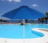 9' Fiberglass Market Umbrella by Frankford - Commercial