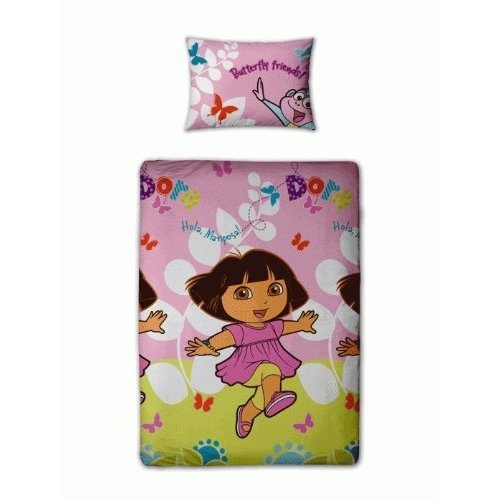 Matching Bedrooms Dora The Explorer Play Pink Single Duvet/ Quilt Cover