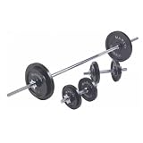 Marcy 50kg Cast Iron Barbell and Dumbbell Set