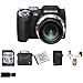 Olympus SP-720UZ Digital Camera + 16GB SDHC Class 10 Memory Card + External Rapid Charger + Carrying Case + Extra LI-50B Battery + Table Top Tripod, Lens Cleaning Kit, LCD Protector + USB SDHC Reader