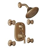 Moen 203AZ Rothbury Moentrol trim with built-in three function transfer valve vertical spa set, Anti