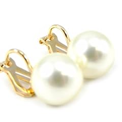Ohrclips vergoldet "Perle" 12 mm.