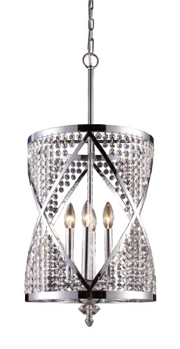Artistic LightingCrystoria 4-Light Chandelier, Polished Chrome On Sale