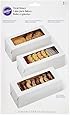 Wilton White Rectangle Boxes, 3 Count