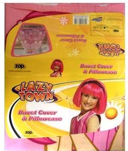 Lazy Town Stephanie Single Duvet Cover Bed Set