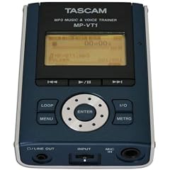 ティアック TASCAM 携帯MP3プレーヤー・トレーナー機能内蔵MEMORY PLAYER MP-VT1