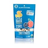 LittleDuckOrganicsBlueberryAppleFreezeDriedFruit,1-OuncePouches(packof12)