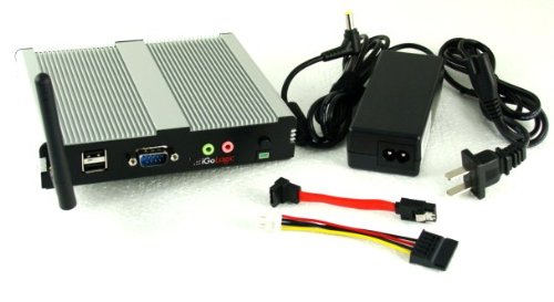 iGoLogic iGo 2000 Embedded Intel ATOM 1.6GHz Fanless PC with 1GB Memory, 8GB CF Card, WiFi/ Antenna, 60W power