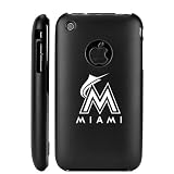Apple iPhone 3G 3GS Black Aluminum Metal Case Miami Marlins
