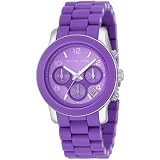 MICHAEL Michael Kors Watch, Women's Purple Polyurethane Bracelet MK5267