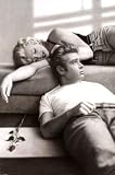 Flutesong, Marilyn Monroe and James Dean Art Poster Print by Paul Gasenhemier, 24x36 Art Poster Print by Paul Gasenhemier, 24x36 People Art Poster Print by Paul Gasenhemier, 24x36