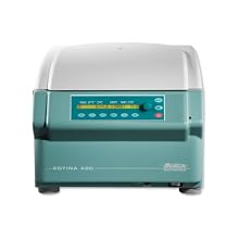 Hettich 4706-01 Rotina 420R Compact Refrigerated Large Capacity Benchtop Centrifuge, -20 to 40 Degree C, 1 sec to 99 hr, 59 min, 59 sec, 15000 rpm