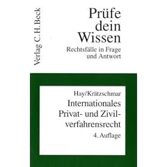 Internationales Privat- und Zivilverfahrensrecht: Rechtsstand: Januar 2010