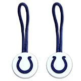 Indianapolis Colts Zipper Pull Charm Tag Set Luggage Pet Id Nfl