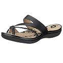 Clarks Pancake Syrup 2032 4316, Damen Clogs & Pantoletten, schwarz, (black leather)