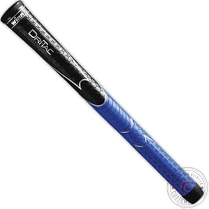 Winn DriTac Midsize Grip (+1/16), Black/Blue