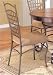 Kitchen & Housewares : Set of 4 Lattic Backed Metal Chairs