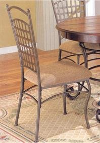 Childrens Toyshop  Kitchen & Housewares : Set of 4 Lattic Backed Metal Chairs