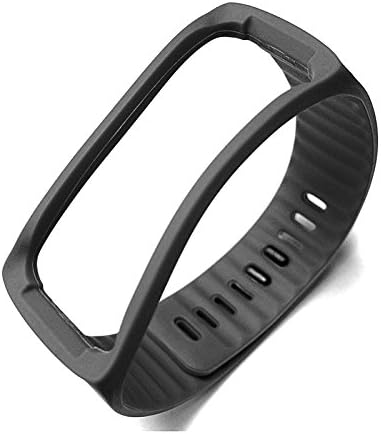 AFUNTA Replacement Rubber Band For SAMSUNG GEAR Fit Bracelet band Strap with Metal Clasps