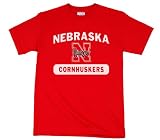 Nebraska Cornhuskers 100-Percent Cotton School Spirit Short Sleeve T-Shirt