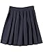French Toast Pleated Skirt - navy, 16