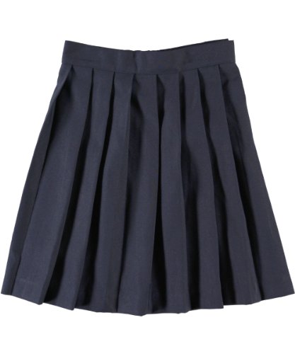 French Toast Pleated Skirt - navy, 16