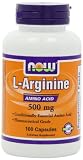 UPC 733739000309 product image for NOW Foods L-Arginine 500mg, 100 Capsules | upcitemdb.com