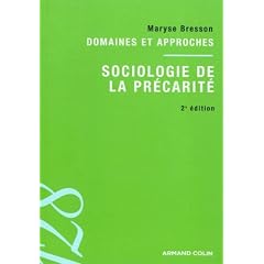 Sociologie de la pr�carit�: Domaines et approches