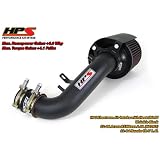 02-06 Acura RSX Base - HPS Wrinkle Black Short Ram Air Intake Kit + Heat Shield 03 04... by HPS