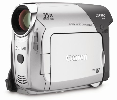 Canon ZR830 MiniDV Camcorder with 35x Optical Zoom 