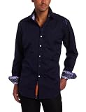 Robert Graham Men's Eleodoro Shirt, Navy, Small