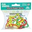 Fun Shapes Rubber Bands - 12 Pack