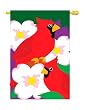 Twin Cardinals Flag Indoor/Outdoor 28" x 44"