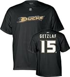 Ryan Getzlaf Anaheim Ducks Black Name and Number T-Shirt