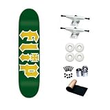 Flip Green Yellow HKD 8.0 Skateboard Deck Complete