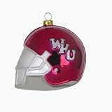 Western Kentucky Hilltoppers NCAA Glass Football Helmet Ornament (3)