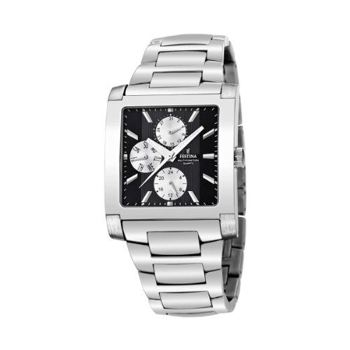 Festina Herren-Armbanduhr XL Sport Multifunktion Analog Edelstahl F16234/H