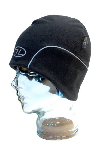 Highlander Windbreaker Fleece Hat - Black, One Size