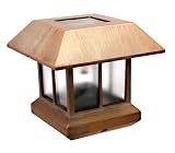 Paradise GL23237AC Cast Aluminum Solar Two-in-One Lantern Light, Copper