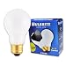 Bulbrite 25A 25-Watt 130-Volt Long Life Standard Incandescent A19 2-Pack, Frost