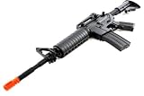 High Performance AEG Package: SRC CompSpec 370 FPS Airsoft M4A1 Carbine Full Metal Gearbox AEG Rifle - SR4 Series