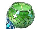 Palm Island Home Green Mosaic Candle