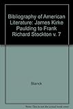 Bibliography of American literature