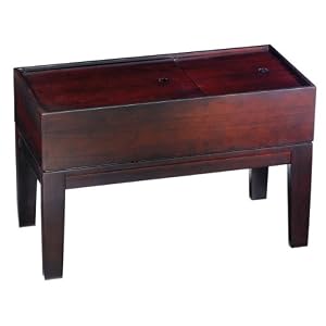 Storage Coffee Table - Madison Dark Wenge Finish by Adesso